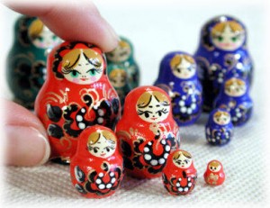 SUPER DUPER  ITTIES BITTIES RUSSIAN DOLL!!! TOO CUTE